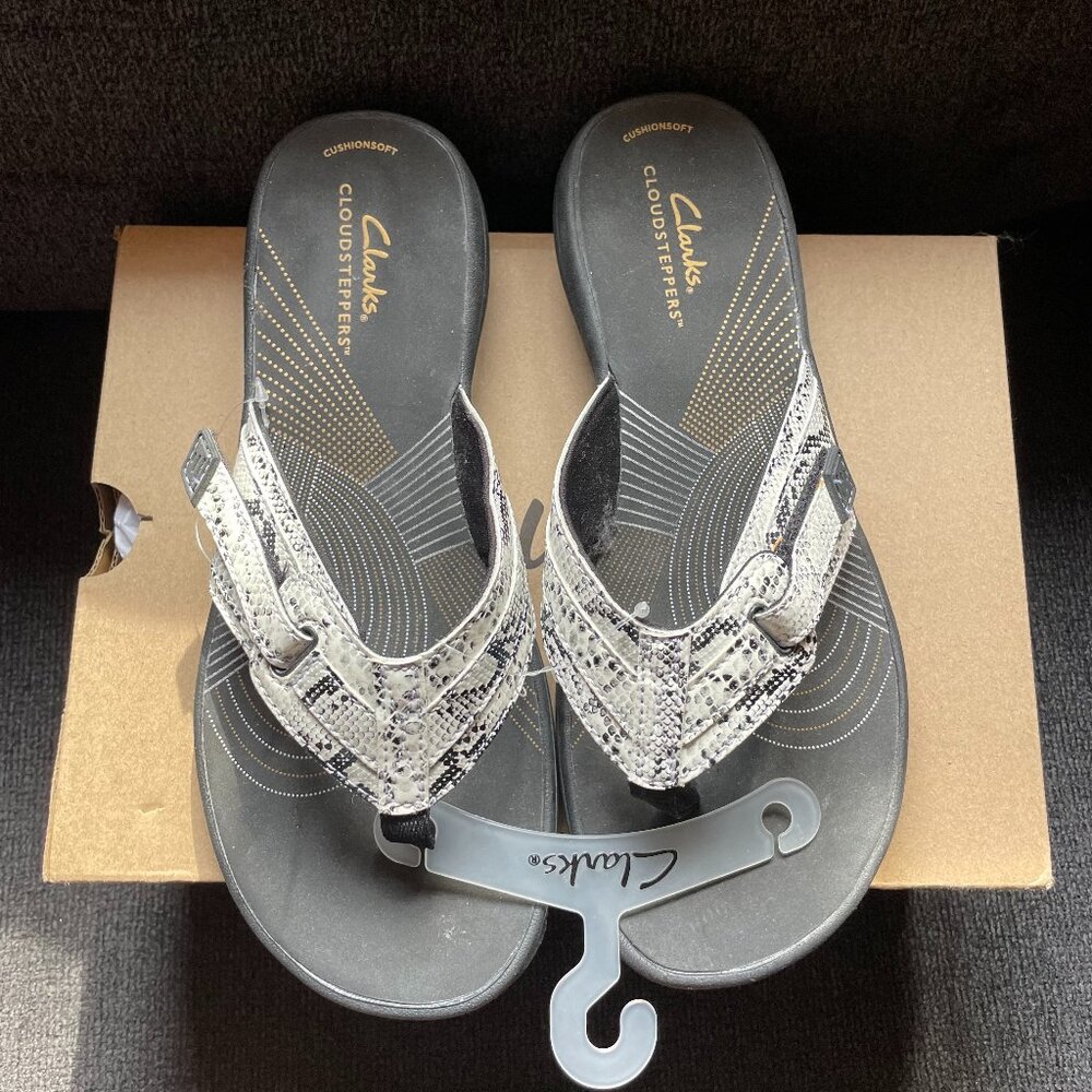 Clarks Cloudsteppers Snakeskin Print SZ 8